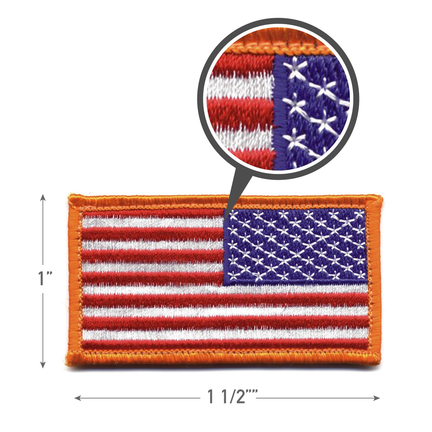 Rothco Mini US Flag Patch With Hook Back - Tactical Choice Plus