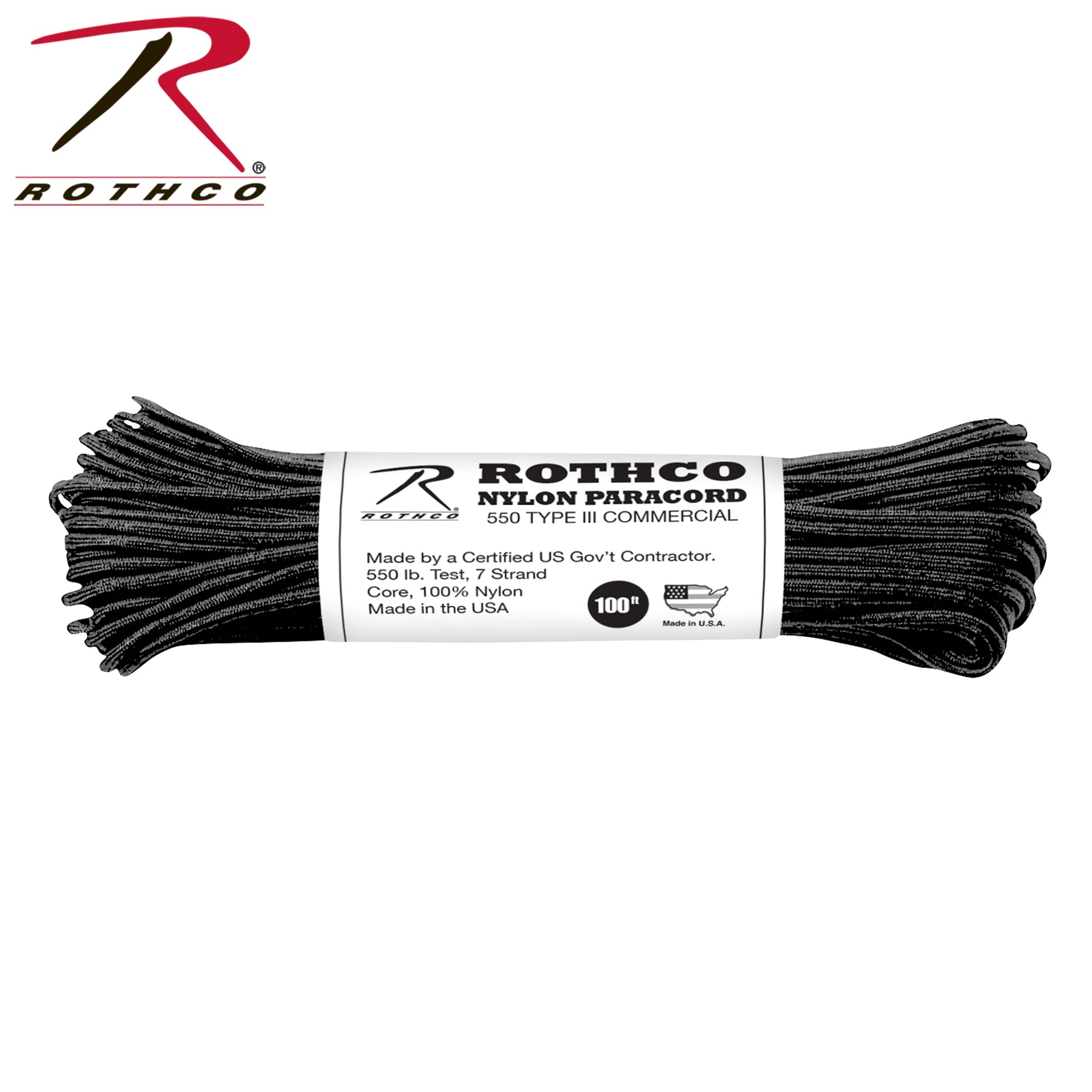 Rothco Nylon Paracord Type III 550 LB - Tactical Choice Plus