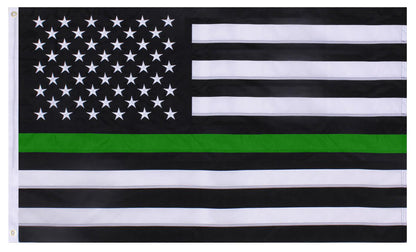 Thin Green Line Flag