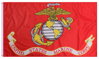 USMC Eagle, Globe and Anchor Flag - 3' x 5'