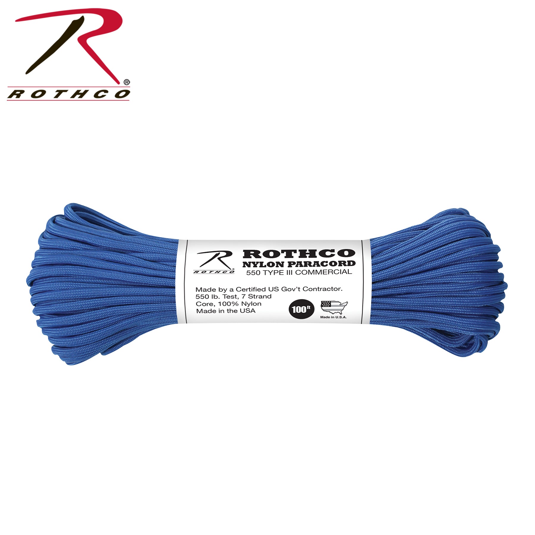 Rothco Nylon Paracord Type III 550 LB - Tactical Choice Plus