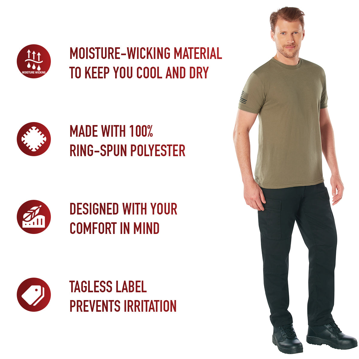 Tactical Athletic Fit T-Shirt