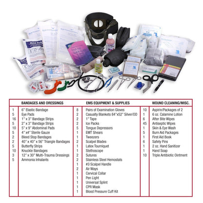 Rothco Military Trauma Kit Contents - Tactical Choice Plus