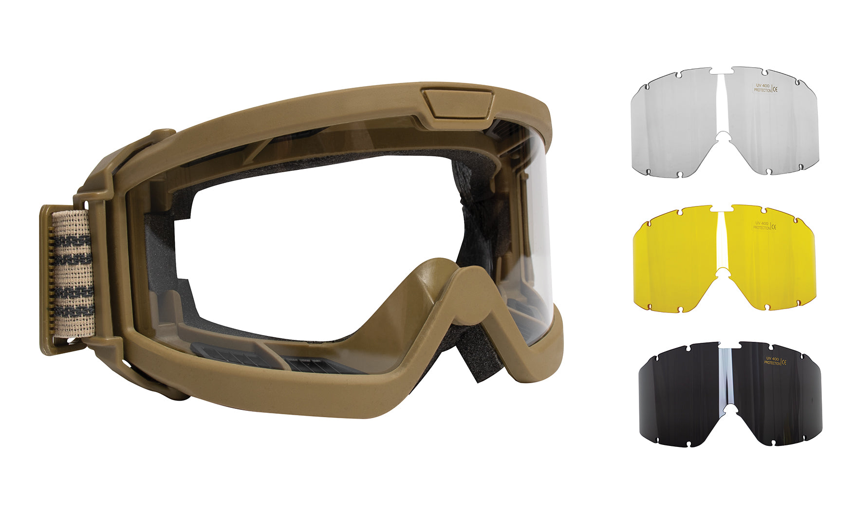 Rothco ANSI Ballistic OTG Goggle System - Tactical Choice Plus