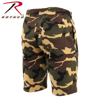 Camo & Solid Color Sweatshorts