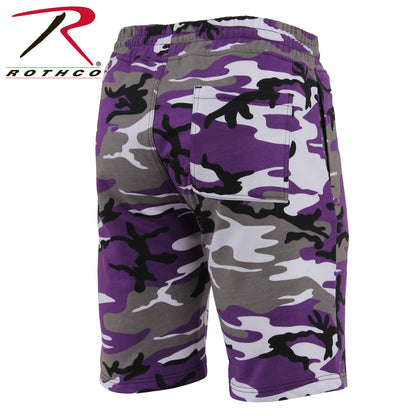 Camo & Solid Color Sweatshorts