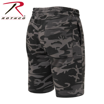 Camo & Solid Color Sweatshorts