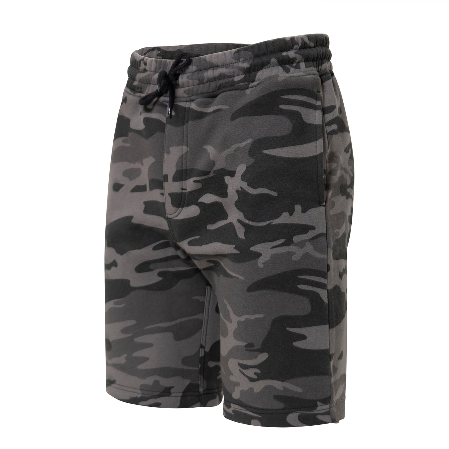 Camo & Solid Color Sweatshorts