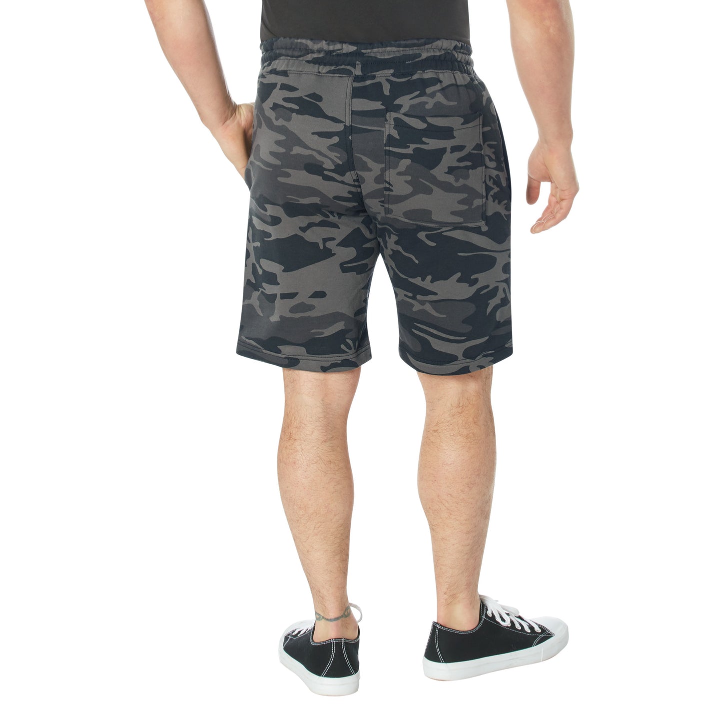 Camo & Solid Color Sweatshorts