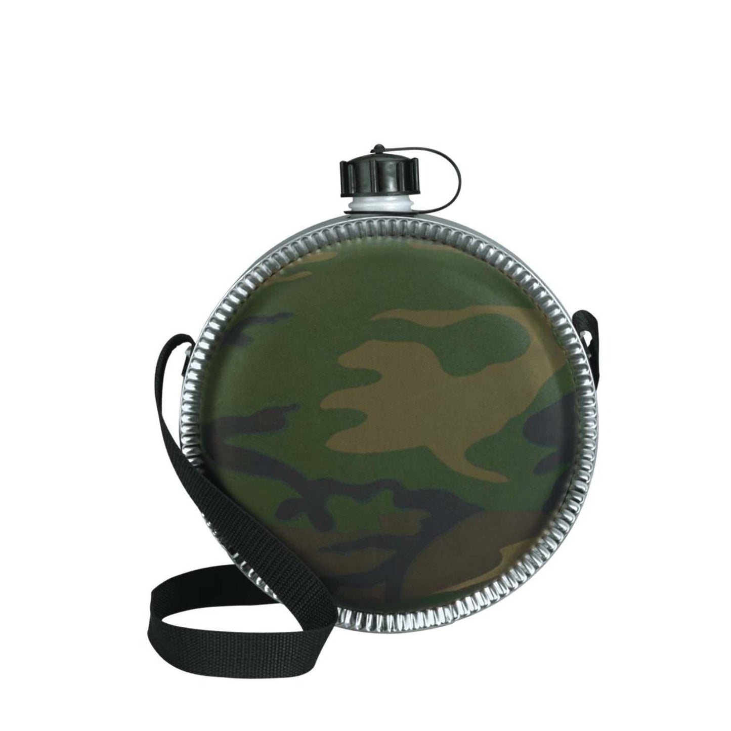Woodland Camo 2 QT Desert Canteen - Tactical Choice Plus