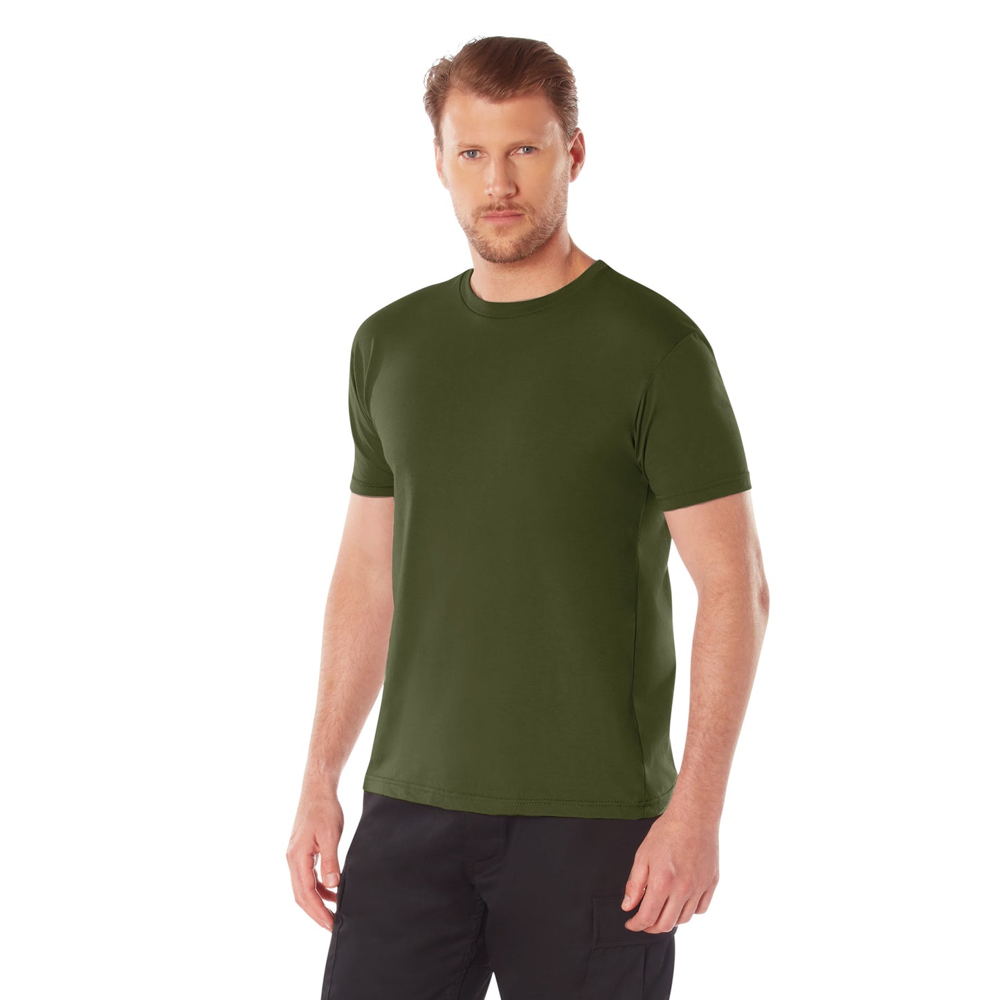 Athletic Fit Solid Color T-Shirt