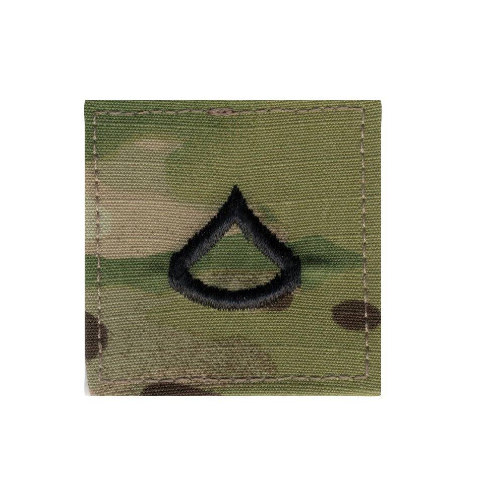 Rothco Official U.S. Made Embroidered Rank Insignia - Private 1st Class - Tactical Choice Plus