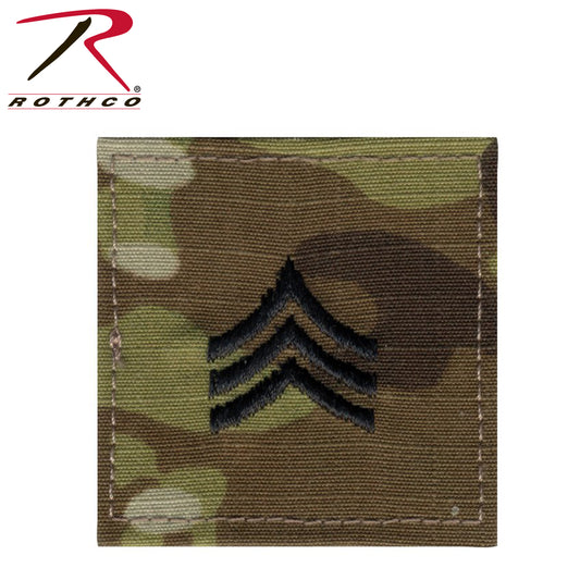 Rothco Official U.S. Made Embroidered Rank Insignia - Sergeant - Tactical Choice Plus
