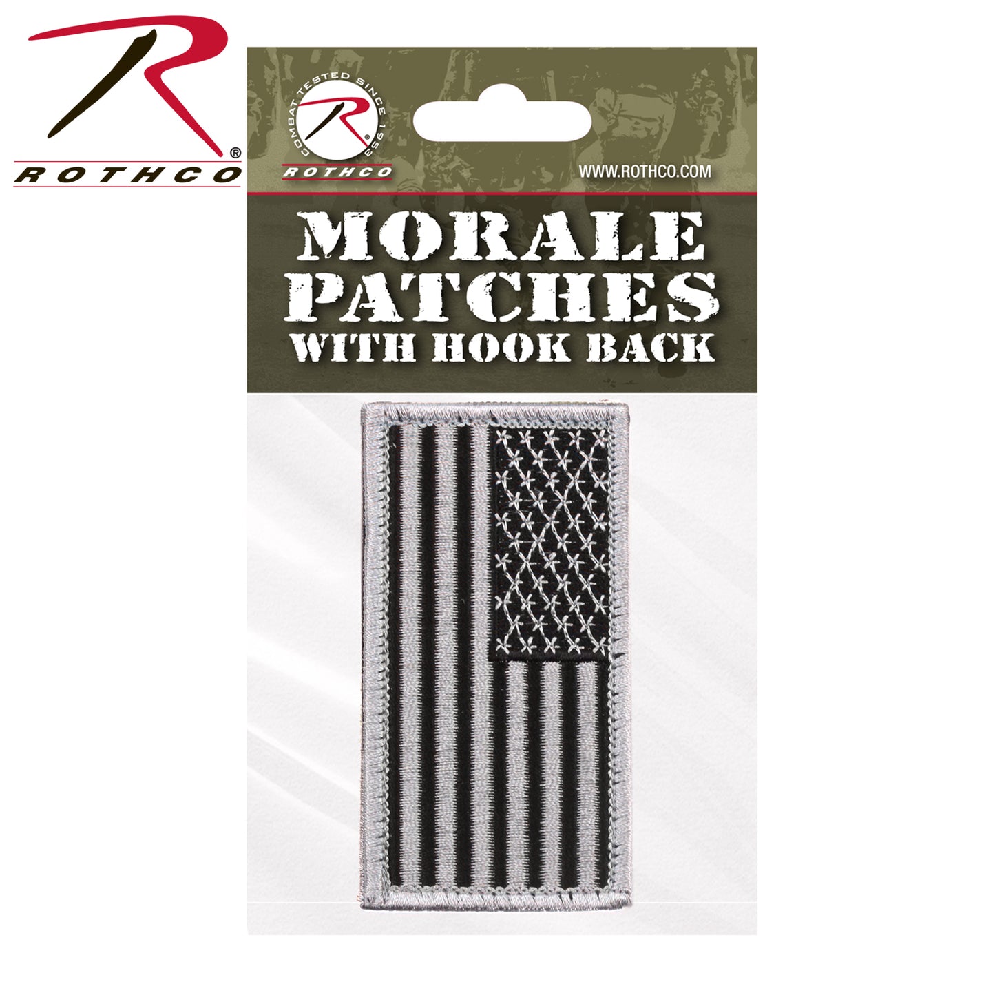 American Flag Patch - Hook Back