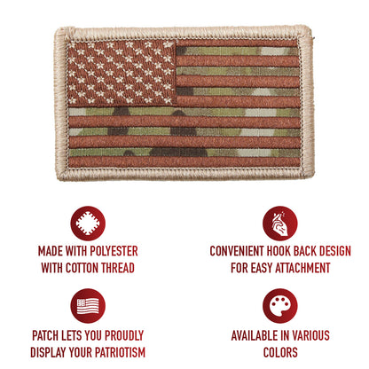 American Flag Patch - Hook Back