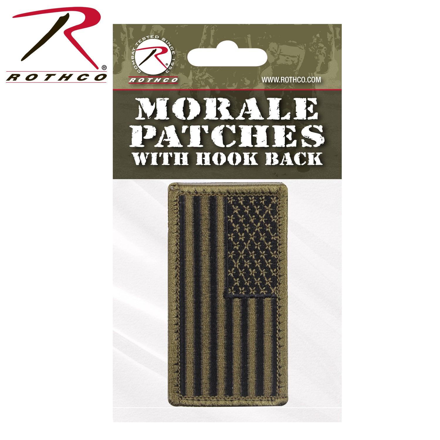 Rothco American Flag Patch - Hook Back - Tactical Choice Plus