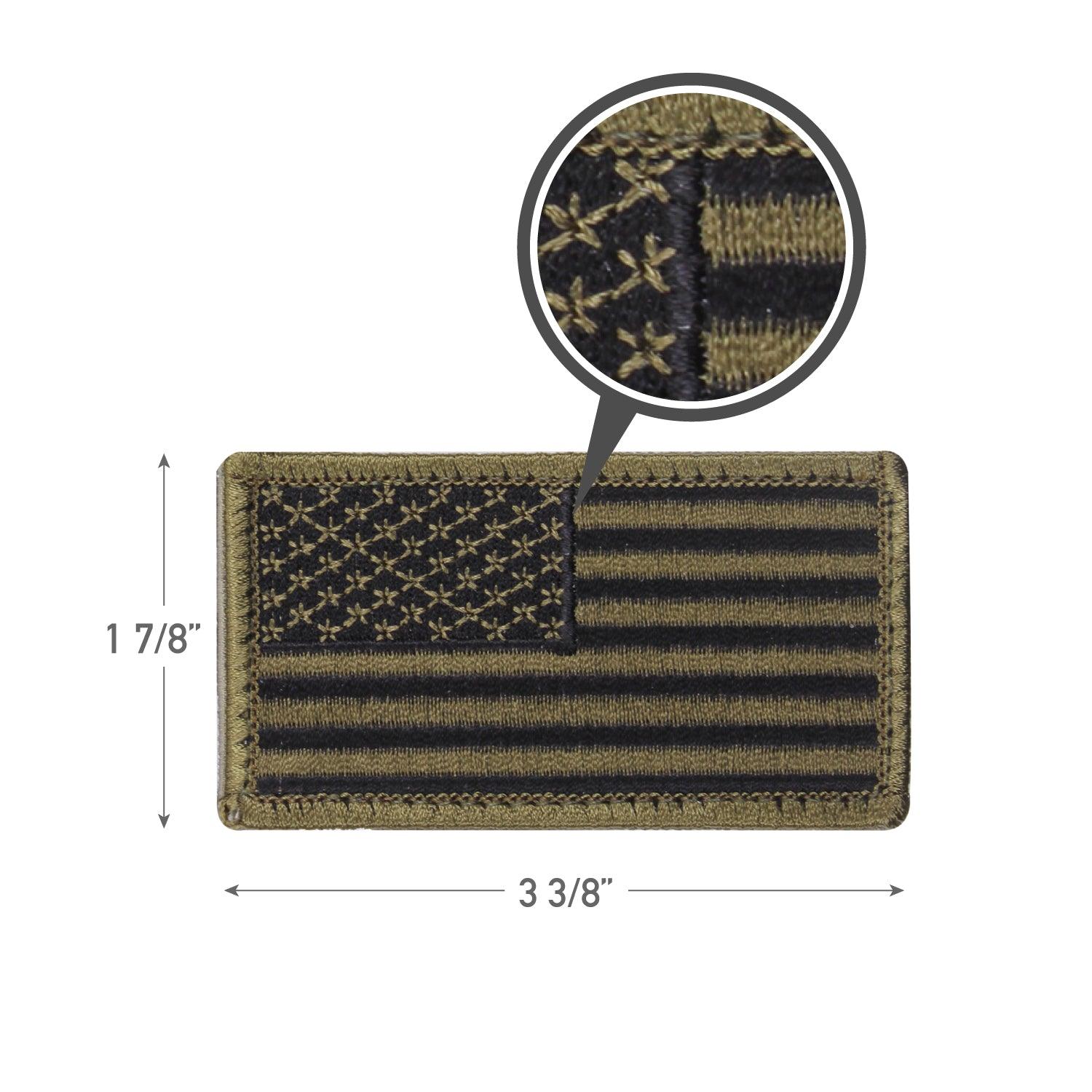 Rothco American Flag Patch - Hook Back - Tactical Choice Plus