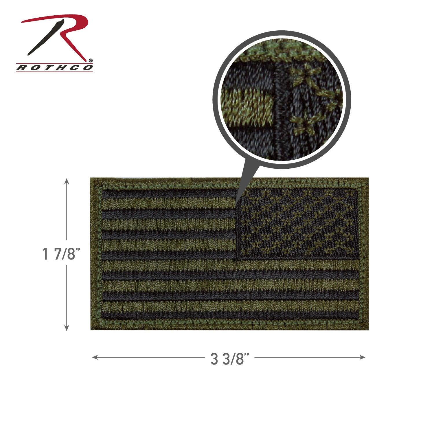 Rothco American Flag Patch - Hook Back - Tactical Choice Plus