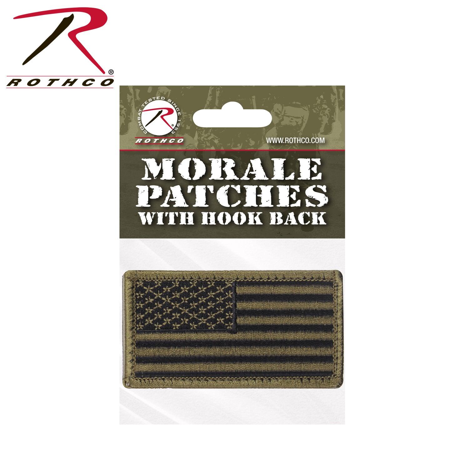 Rothco American Flag Patch - Hook Back - Tactical Choice Plus