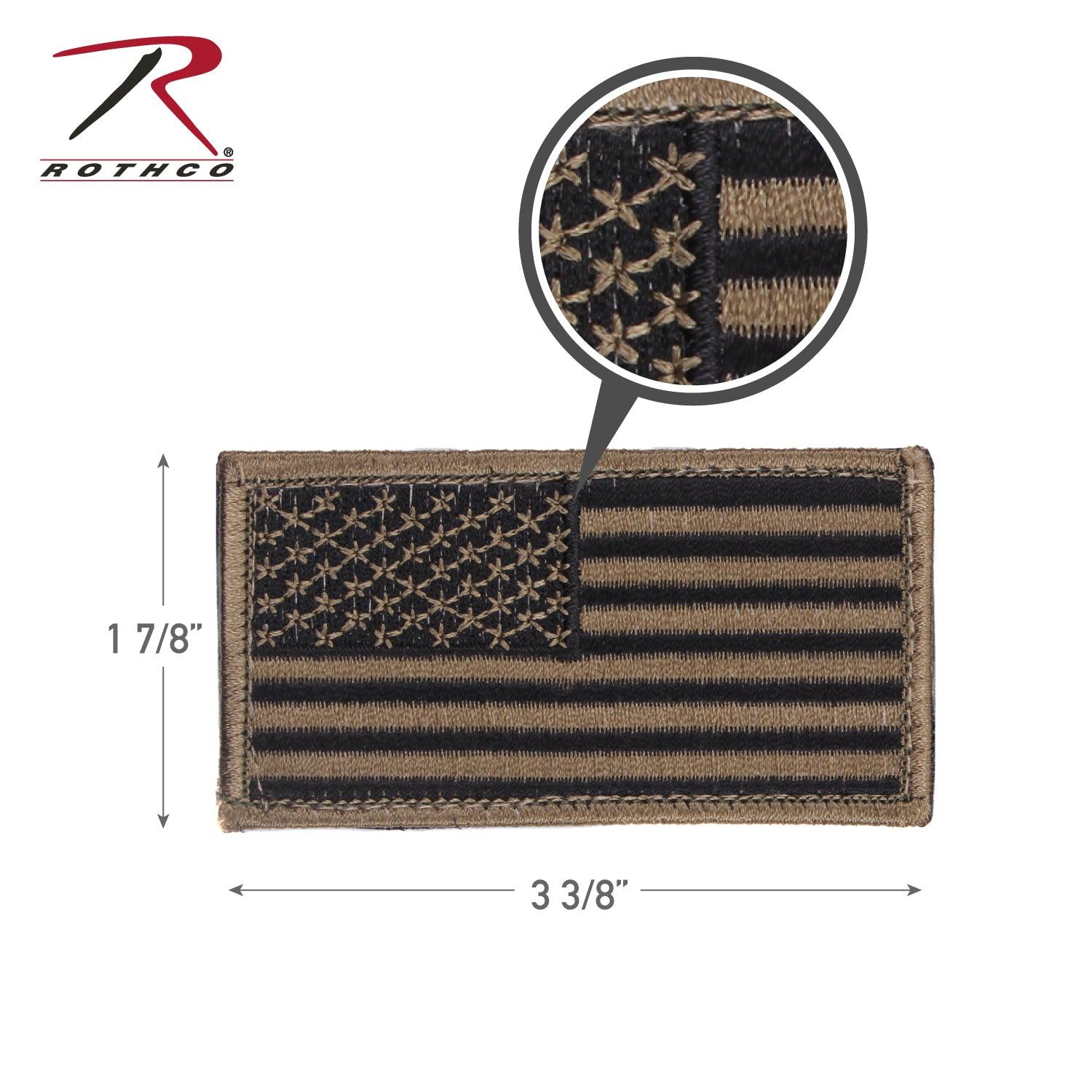 Rothco American Flag Patch - Hook Back - Tactical Choice Plus