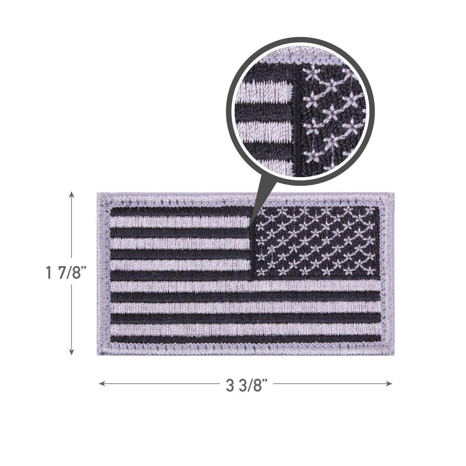 Rothco American Flag Patch - Hook Back - Tactical Choice Plus