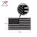 Rothco American Flag Patch - Hook Back - Tactical Choice Plus