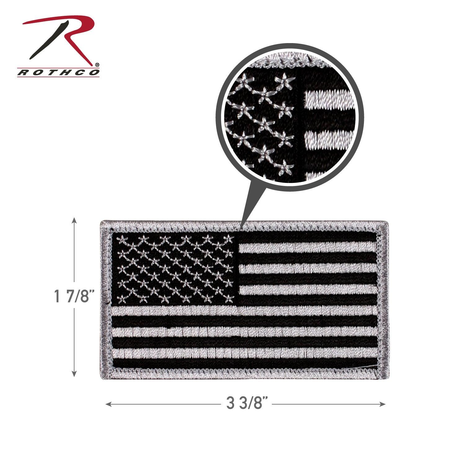 Rothco American Flag Patch - Hook Back - Tactical Choice Plus