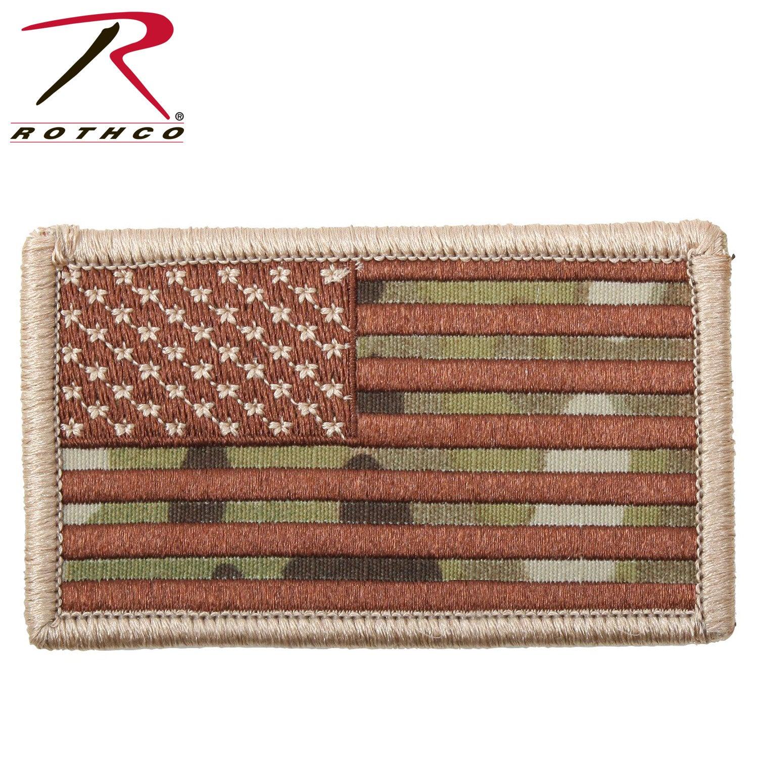 Rothco American Flag Patch - Hook Back - Tactical Choice Plus