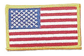 Rothco Iron On / Sew On Embroidered US Flag Patch - Tactical Choice Plus