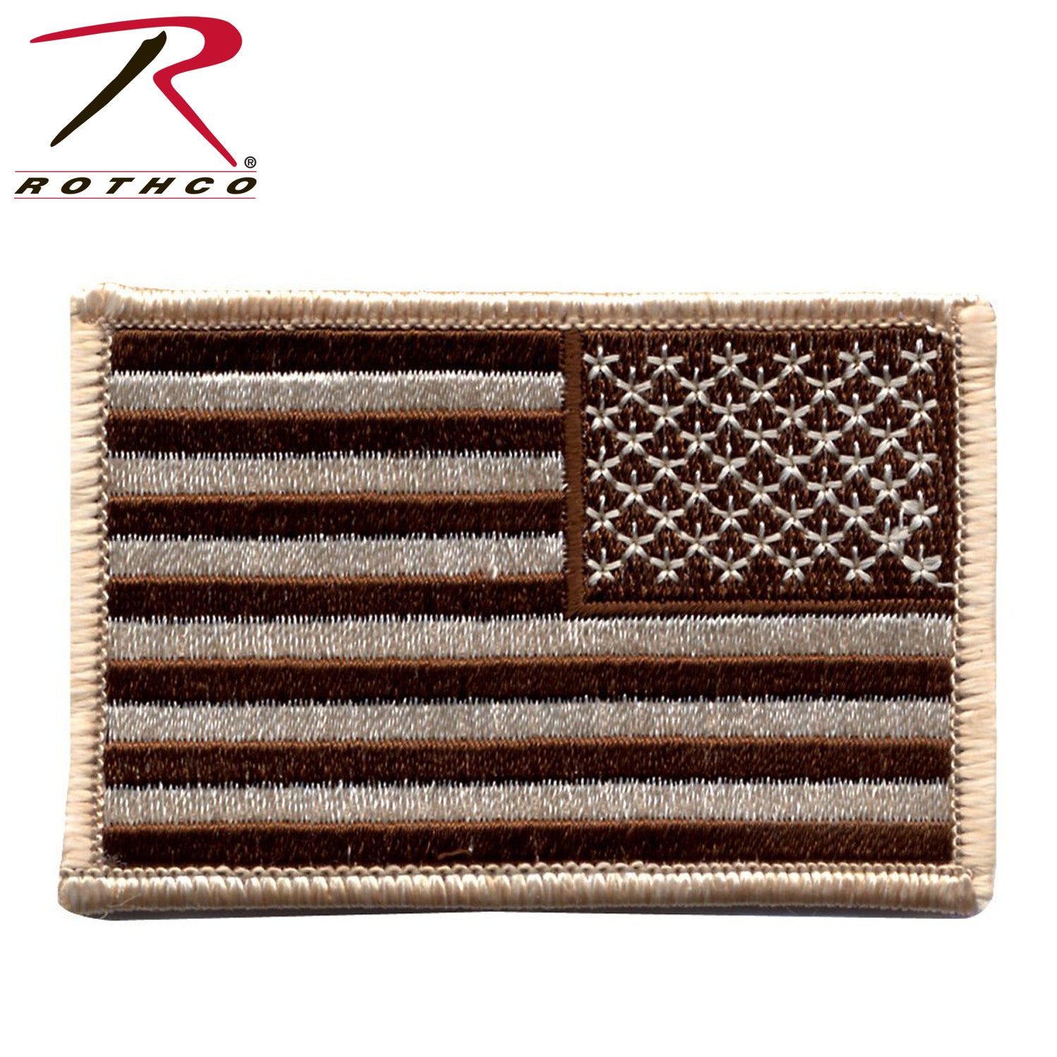 Rothco Iron On / Sew On Embroidered US Flag Patch - Tactical Choice Plus