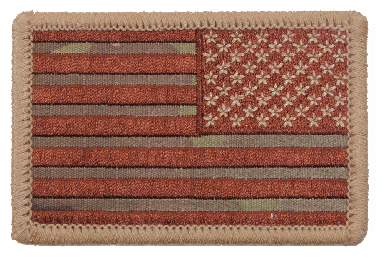 Rothco Iron On / Sew On Embroidered US Flag Patch - Tactical Choice Plus