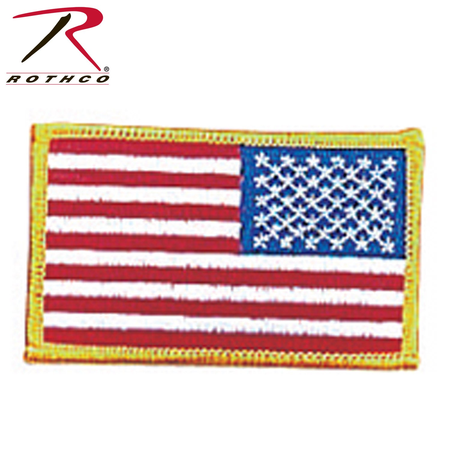 Rothco Iron On / Sew On Embroidered US Flag Patch - Tactical Choice Plus