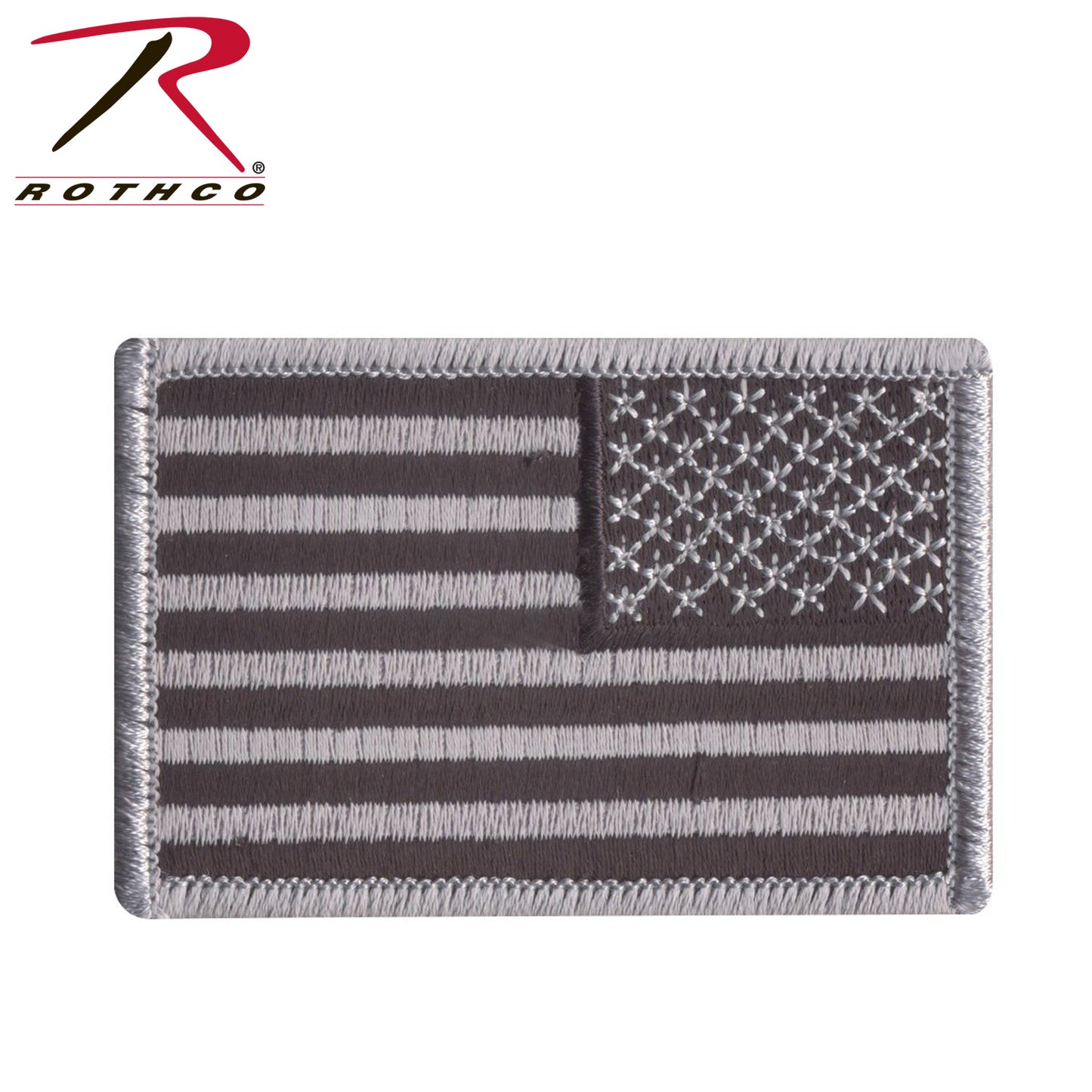 Rothco Iron On / Sew On Embroidered US Flag Patch