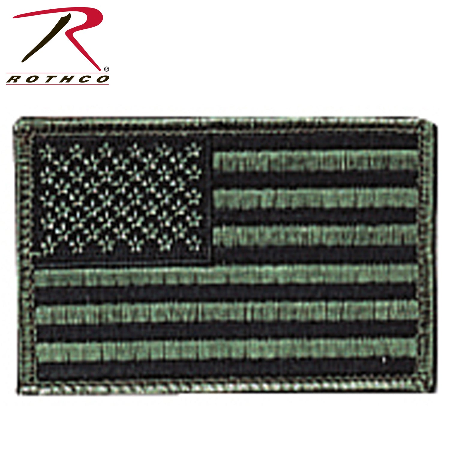 Rothco Iron On / Sew On Embroidered US Flag Patch - Tactical Choice Plus