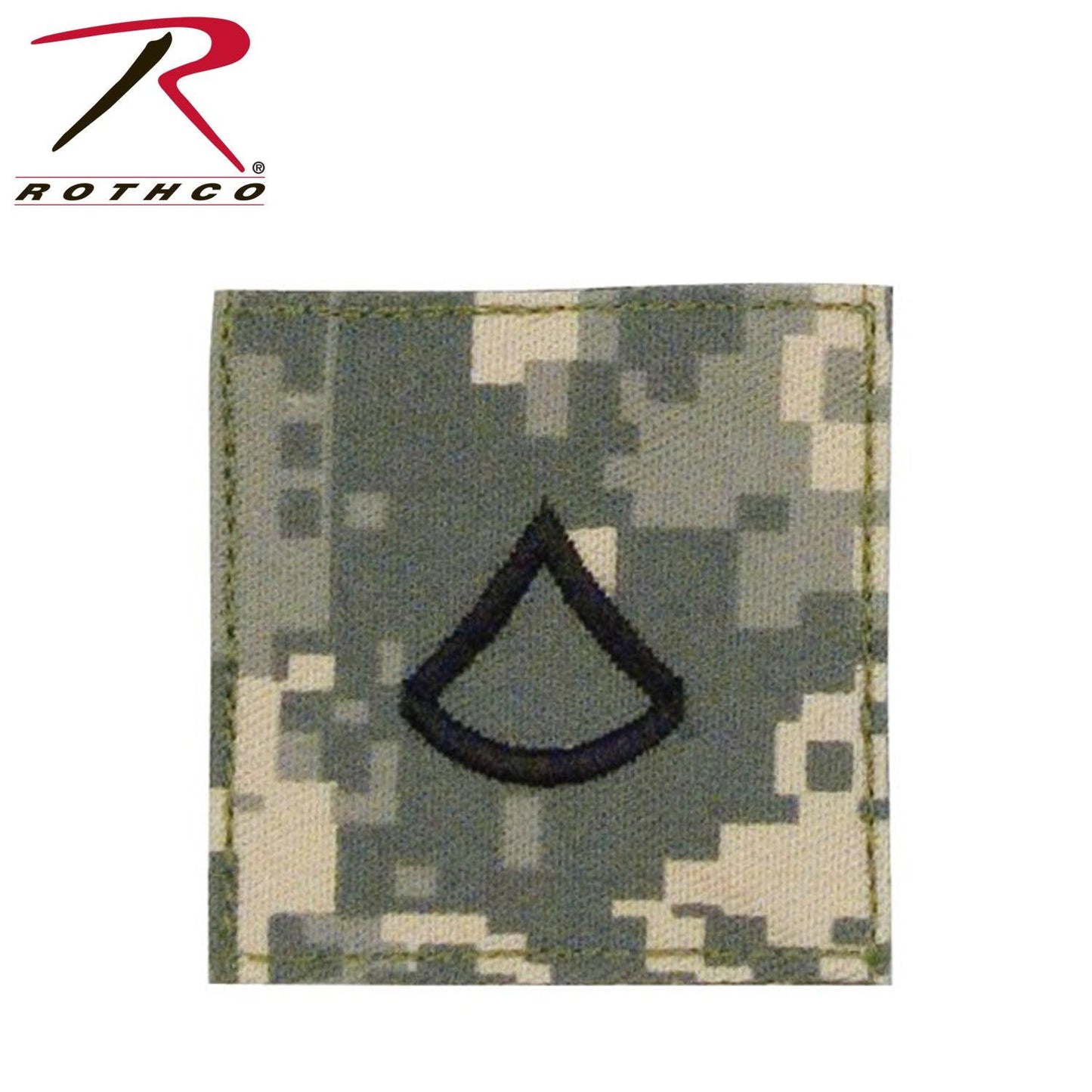 Rothco Official U.S. Made Embroidered Rank Insignia - Private 1st Class - Tactical Choice Plus