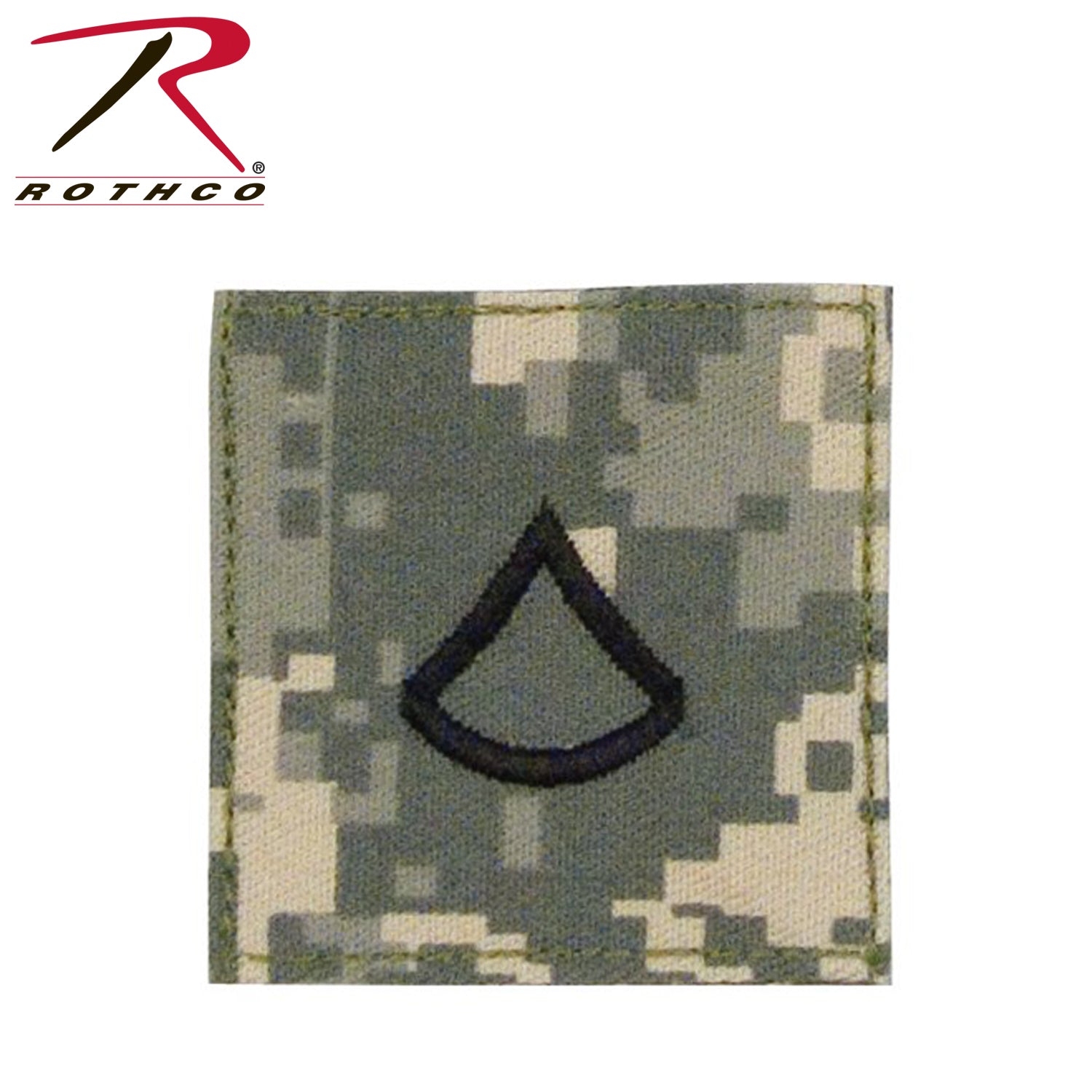 Rothco Official U.S. Made Embroidered Rank Insignia - Private 1st Class - Tactical Choice Plus