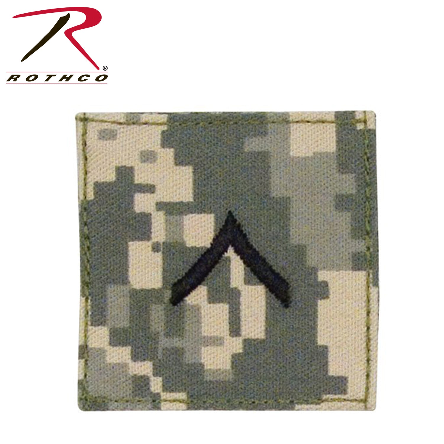 Rothco Official U.S. Made Embroidered Rank Insignia - Private - Tactical Choice Plus