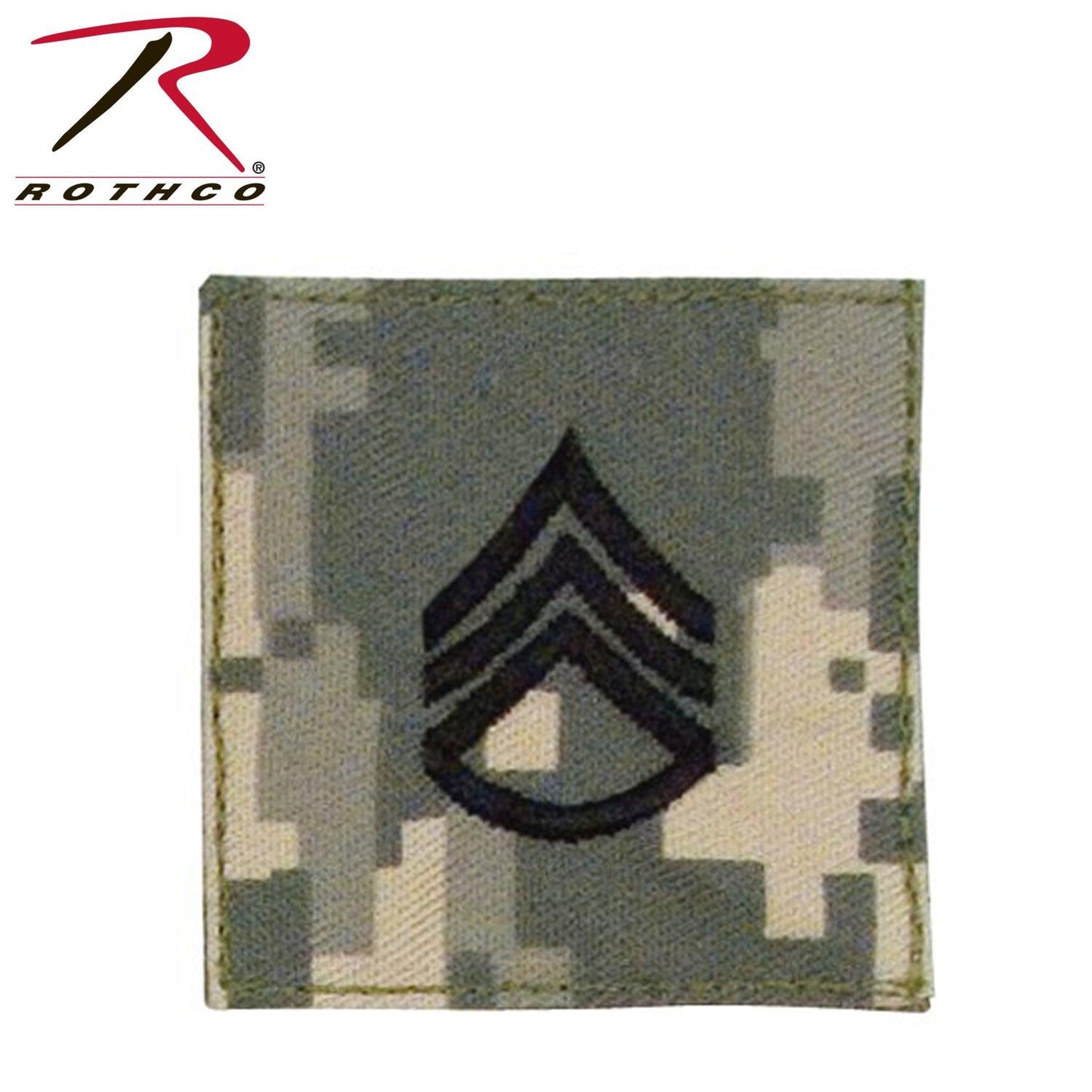Rothco Official U.S. Made Embroidered Rank Insignia Staff Sergeant Patch - Tactical Choice Plus