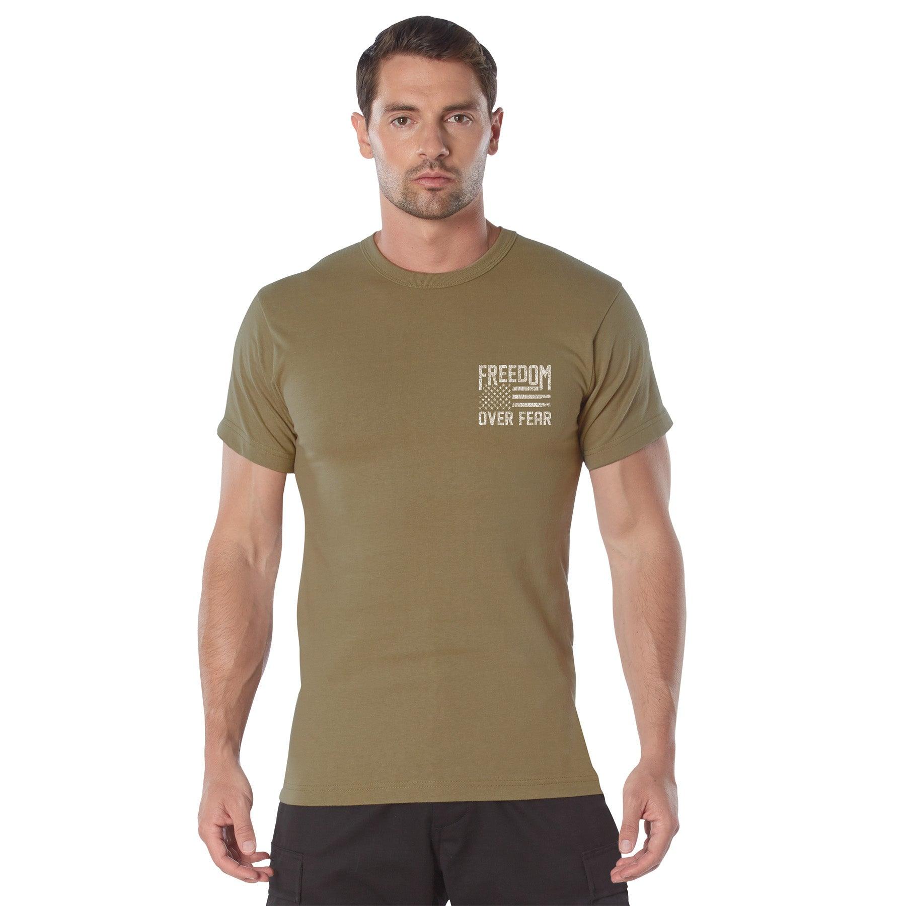 Freedom Over Fear T-Shirt - Tactical Choice Plus