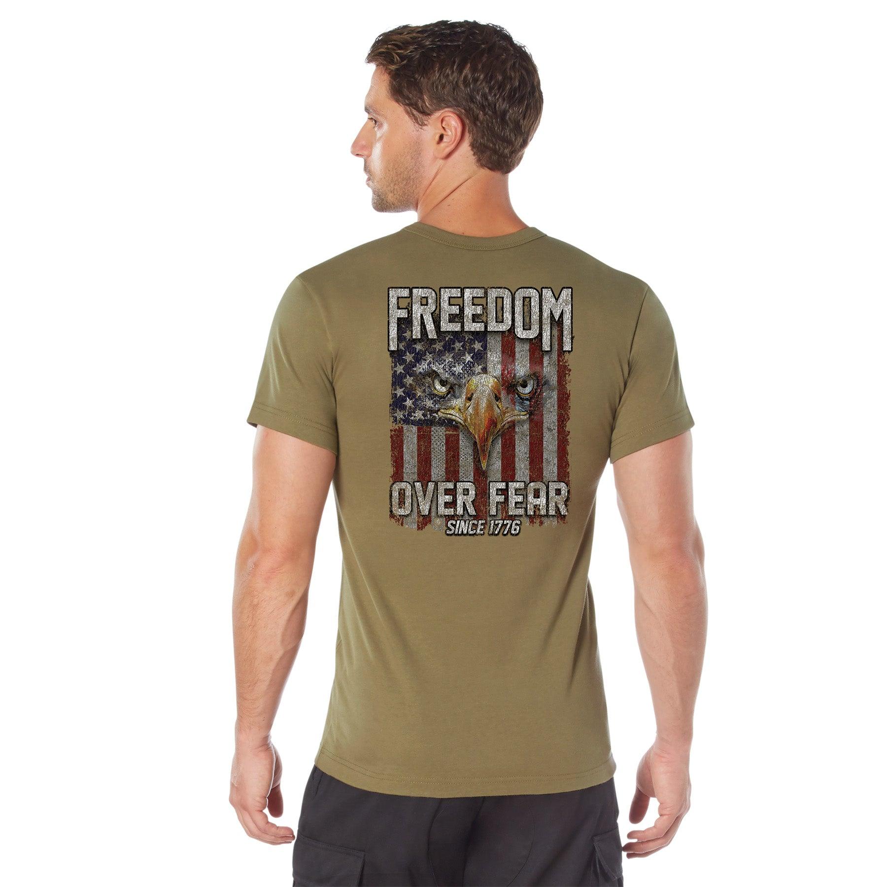 Freedom Over Fear T-Shirt - Tactical Choice Plus