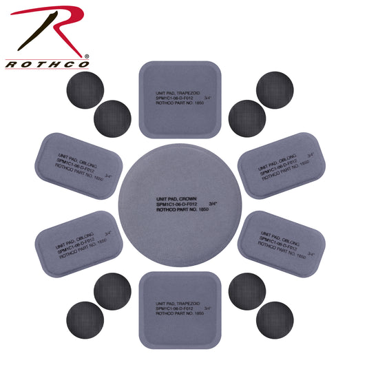 Rothco Tactical Helmet Replacement Pad Set - Tactical Choice Plus
