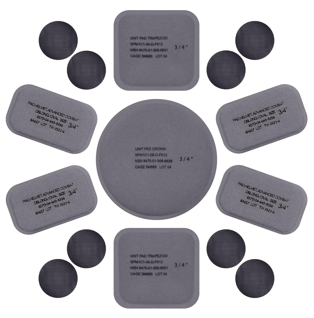 Rothco Tactical Helmet Replacement Pad Set - Tactical Choice Plus