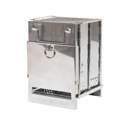 Stainless Steel Folding Camp Stove - Tactical Choice Plus