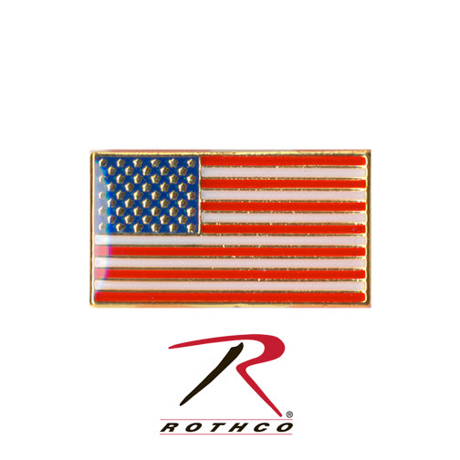 Rothco Classic Rectangular US Flag Pin - Tactical Choice Plus