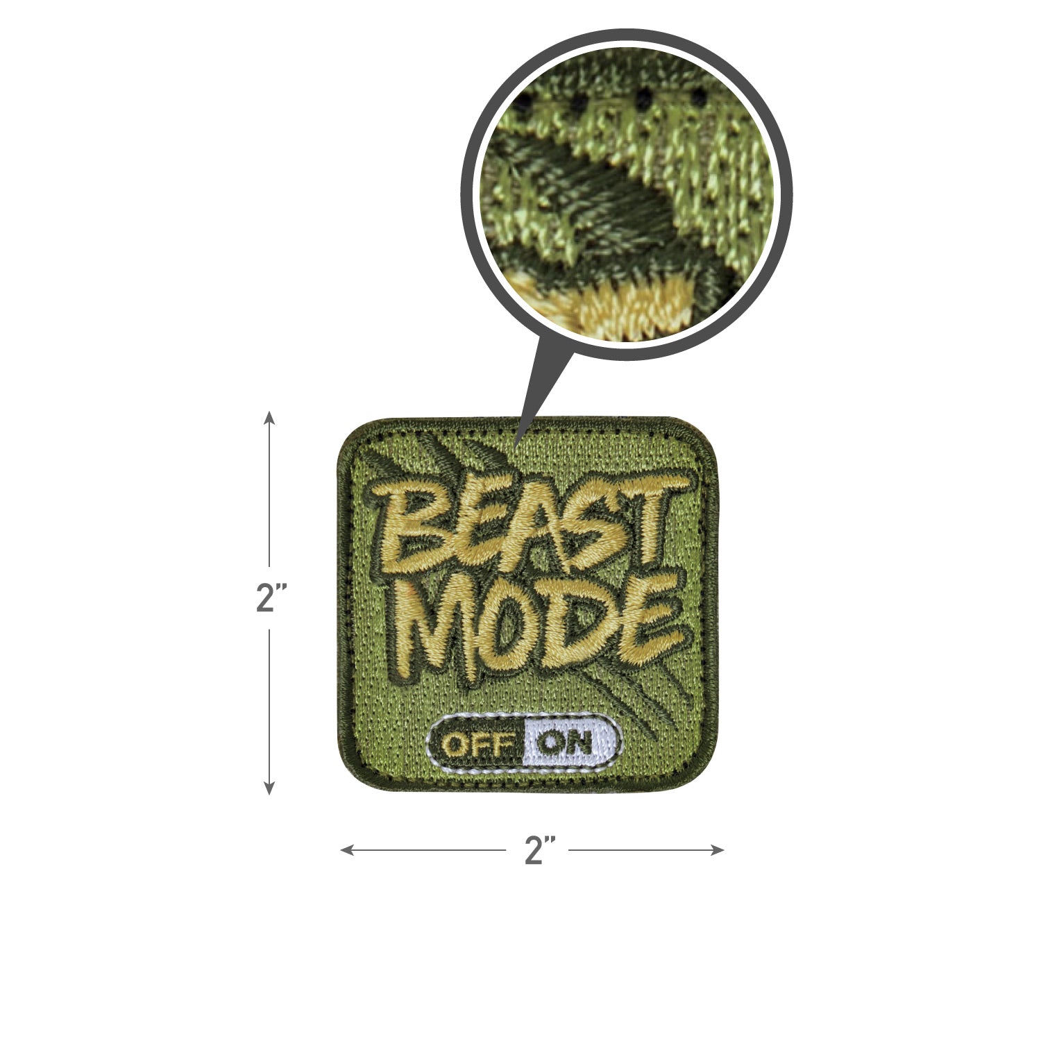 Beast Mode Patch With Hook Back - Tactical Choice Plus
