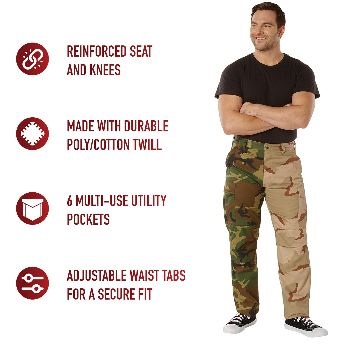 Two-Tone Camo BDU Pants