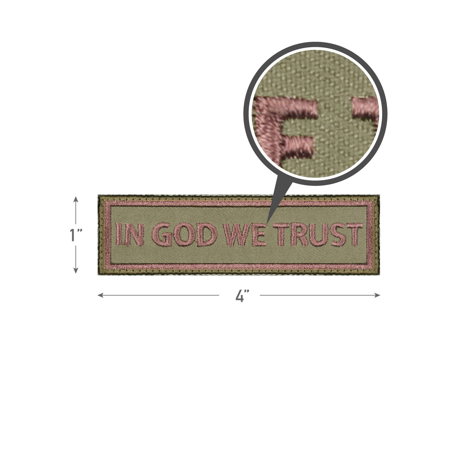 In God We Trust Morale Patch - Tactical Choice Plus