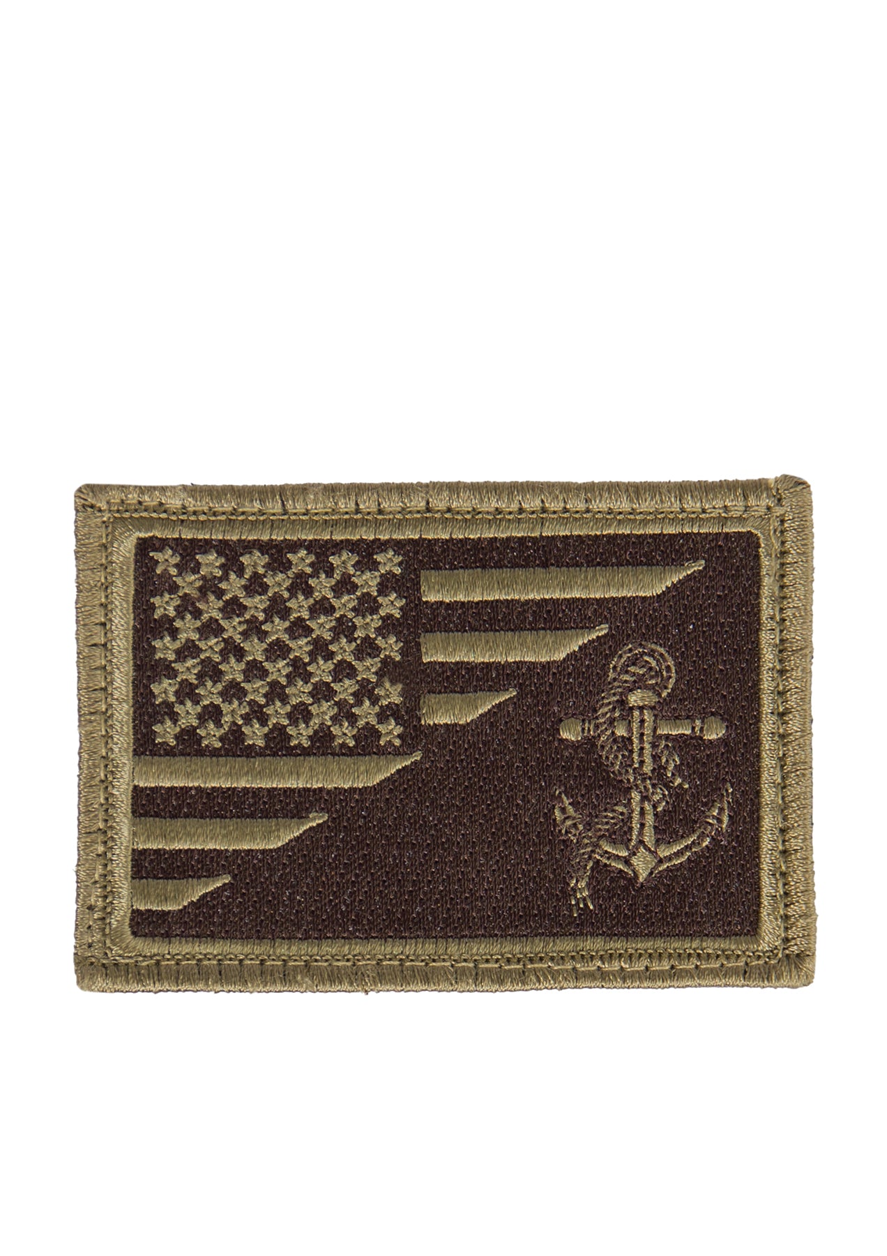 Rothco US Flag / USN Anchor Patch With Hook Back - Tactical Choice Plus