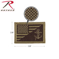 Rothco US Flag / USN Anchor Patch With Hook Back - Tactical Choice Plus