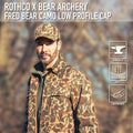 Rothco X Bear Archery Fred Bear Camo Low Profile Cap - Tactical Choice Plus